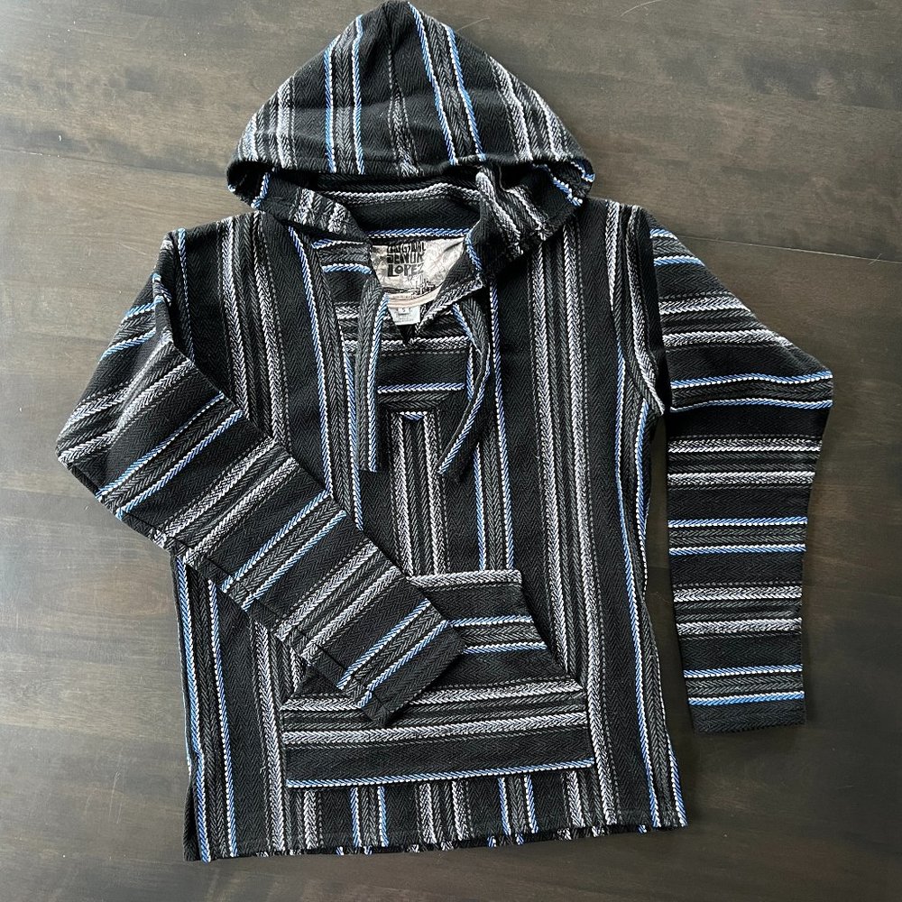 Brand new Original Senor Lopez Mexican Poncho hoodie size small